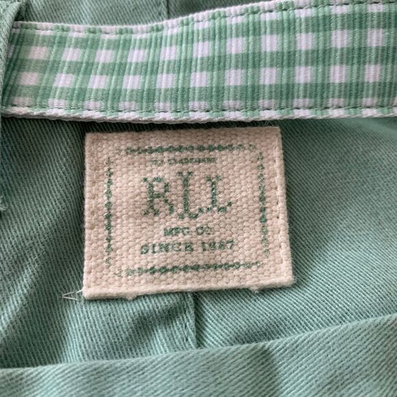 Lauren Ralph Lauren Womens Shorts Sz 4 Green Preppy Summer Vacation Coastal - Picture 5 of 5